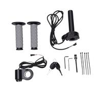 KIMISS Manetta Acceleratore per Bici Elettrica, Cavo Acceleratore Full Twist, Kit Plug and Play con Impugnature Scanalate Multigrip e Interruttore di Accensione per, Q30, Mini, Pro