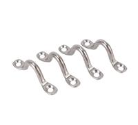 KIMISS Maniglie per Barca da 4 Pezzi, Maniglia di Prua in Acciaio Inossidabile 304 con Superficie Lucida, Corrimano Marino Resistente per Porta dell'Armadio di e Yacht