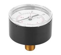 KIMISS Manometro 50mm Quadrante Resistente All'Erosione Connessione | Componenti in ottone durevoli, scala chiara, adatti a vari fluidi, raccordo 1/4 BSPT, misurazioni precise della pressione