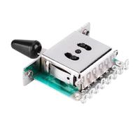 KIMISS Manopola di Controllo dell'interruttore a 5 Vie per Chitarra Elettrica - Selettore Pickup Dal Funzionamento Fluido - Accessorio per Chitarra di Facile Installazione