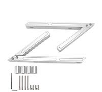 KIMISS Manubrio Posteriore per JK Unlimited 2007-2018 - Impugnatura in Alluminio Resistente per Avventure Fuoristrada (SILVER)