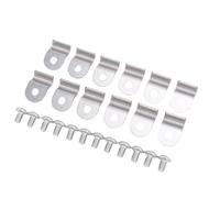 KIMISS Marking della del Freno in Acciaio Inossidabile 3/16 Pollici con Morsetto per Tubo del Freno Universale per Vite per Camion a Bordo Stradina 304 in Acciaio Inossidabile 0,900