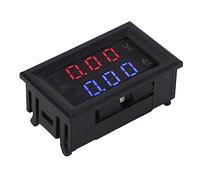 KIMISS METRO DC AMMETRO VOLTMETRO Digital per Testare Batterie, Pannelli e Motori Solari-Tensione 0-100 V, Tester Corrente 0-100A con Display LED (50A con Deviatore)