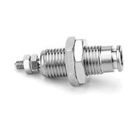 KIMISS Micro Cilindro Pneumatico, Cilindro a Bullone a Semplice Effetto | Dimensioni compatte, prestazioni affidabili, montaggio rapido, funzionamento pneumatico