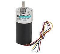 KIMISS Micromotore Senza Spazzole con Motore a Coppia Elevata Riduzione della velocità DC12V per Strumento di Misurazione Ad Alta Precisione Mini Motore CC (200 giri/min)