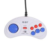 KIMISS Mini Console di Gioco Portatile a 16 Bit con Controller Ergonomico per - Gamepad a 9 Pin con Funzione - Esperienza di Gioco retrò Leggera e Portatile