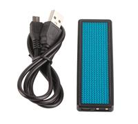 KIMISS Mini Distintivi con Nome Digitale Distintivo con Nome a LED in Plastica con Messaggio a Scorrimento Display con Cinese a 4 Caratteri (Blu)