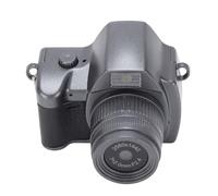 KIMISS Mini Portachiavi Fotocamera Digitale 2K da Viaggio, Elegante Videoregistratore retrò Compatto con Collana e Portachiavi per Tutti i Giorni (BLACK)