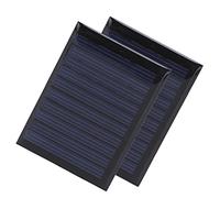 KIMISS Mini Scheda Modulo Solare Epossidico 2 Pezzi 5 V - Pannello Solare in Polisilicio 50 MA per Uso Esterno, 60 X 44 Mm, Ricarica Efficiente per Dispositivi a Bassa Potenza