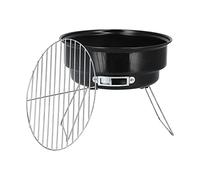 KIMISS Mini Set Barbecue Rotondo per Cucinare all'aperto - Griglia a Carbone Portatile con Superficie Antiaderente per Casa, Picnic e Campeggio