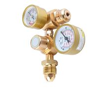 KIMISS Misuratore di Portata del Regolatore di Saldatura a Gas Argon CO2 - Valvola di Riduzione della Pressione della Bombola Ad Alta Precisione per Applicazioni MIG TIG 4500 Psi, Uscita 1/4 di