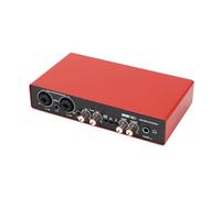 KIMISS Mixer Audio Professionale Scheda Audio Live USB Mini USB Rossa Mixing Digitale Computer Chitarra Registrazione Telefono Cellulare Scheda Canto Dal Vivo Attrezzatura DJ/Mixer