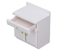 KIMISS MOBETTO CUSCINE DELLA CUSCINA DELLA BILCH - Mobili in Miniatura per Box/Cover per Bambole in Scala 1:12, Accessorio Casa Realistica e Funzionale