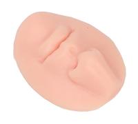 KIMISS Modello di Naso in Silicone Morbido Ed Elastico 3 Pezzi con Bocca per la Pratica del Piercing e l'esposizione - Ideale per Piercer Principianti e Studenti di Medicina (Pelle chiara)