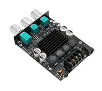 KIMISS Modulo Amplificatore di Potenza a Doppio Canale Subwoofer 100Wx2 Scheda Amplificatore BT 5.0 DC12-24V con Funzioni di Controllo e Protezione BASSI