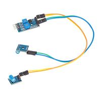 KIMISS Modulo Sensore di Vibrazione a 2 Vie con Interruttore SW-420-Modulo di Allarme di sensibilità Regolabile per Applicazioni 3,3 V-5 V