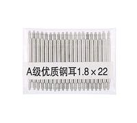 KIMISS Molla per Orologio in Acciaio da 20 Pezzi, Larghezza 1,8 Mm, Lunghezza 20 Mm - Strumenti Perfetti per la Sostituzione e la Riparazione del Collegamento del Cinturino dell'Orologio (1,8 * 22)