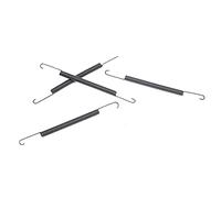 KIMISS Molla per Tubo di Scarico RC da 4 Pezzi Adatta per Auto HSP 94081/94083/94085/94086/94087/94088 1/8 Nitro - Molle in Metallo da 100 Mm