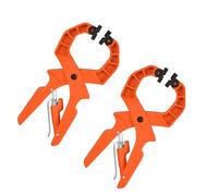 KIMISS Morsetti A Molla A Cricchetto da 2 Pezzi per la Lavorazione del Legno - Morsetti A Forma di A A Sgancio Rapido per Progetti di Carpenteria e Fai da Te