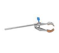 KIMISS Morsetto da Laboratorio Regolabile con Elevata affidabilità - Morsetto a 4 Rebbi in Lega di Zinco Provetta Universale con Supporto Allungabile per Laboratorio - Progettazione di Esperimenti