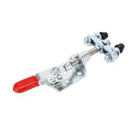 KIMISS Morsetto Push-pull a Sgancio Rapido, Morsetto a Ginocchiera a Doppia Testa in Ferro per Operazioni di Macchina, di Serraggio Stabile per Applicazioni Elettroniche e di Saldatura