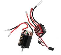 KIMISS Motore A Spazzole 540 con ESC da 360 A e Spina A T per Auto RC 1/10 - Coppia Elevata, Caratteristiche Efficienti e Protettive per Prestazioni Migliorate (45T)