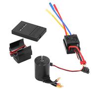 KIMISS Motore Brushless 3650 3100KV a Coppia Elevata e Combo ESC 60A per Auto da Corsa RC 1:10 | Include Scheda Programmatore e Dissipatore di Calore per Prestazioni Alla Deriva e Fuoristrada