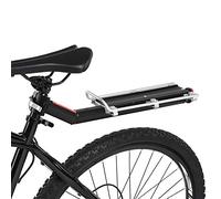 KIMISS Mountain Bike Bicicletta, Portapacchi Reggisella Posteriore Ripiano Portabici Posteriore in Alluminio Portapacchi Reggisella Lega Nera