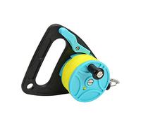 KIMISS Mulinello da Immersione per Pesca Subacquea, Diving Reel con Gancio a Pollice e Filo Giallo da 46m, Perfetto per Snorkeling e Sport Acquatici