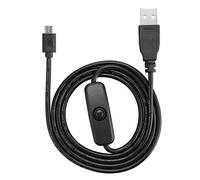 KIMISS My Mini Machine Micro Cavo di Alimentazione Micro USB On off Switch Cavo di Ricarica di Alimentazione Micro USB Nero con Interruttore On off per 3 2 B B