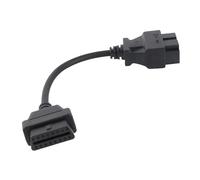 KIMISS OBD2 16pin a 20pin Diagnostic Cable Adapter - Compatibile con Vari Modelli di Auto, Costruzione in Plastica Pesante