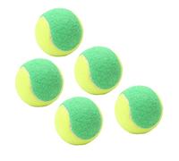 KIMISS Palline da Tennis Elastiche in Gomma da 5 Pezzi da 6 Cm per Allenamento, Squash, Antistress e Giochi in Piscina - Palline da Squash Non Tossiche e Rimbalzanti per Tutte le età (GREEN)