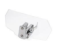 KIMISS Parabrezza per motocicletta,Parabrezza con supporto regolabile,Finestra anteriore in plastica ABS,Accessorio di sicurezza universale Fit
