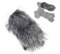 KIMISS Parabrezza Universale per Microfono per Fotocamera - Copertura in Pelliccia Artificiale Adatta per SG107, SG108, VideoMic Pro e Altri (Antivento e anti-pelo di seconda generazione)