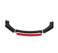 KIMISS Paraurti Anteriore Labbro, Spoiler Universale Chin Body Kit Protezione PP Auto Labbro Anteriore Spoiler Paraurti Labbro Splitter Kit per Parti Aerodinamiche Esterne Auto