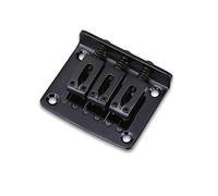 KIMISS Parti di Sostituzione del Ponte di Chitarra Elettrica Resistente per Chitarre di Sigari - Ponte Fisso a 3 Corde con Selle Regolabili (#3)