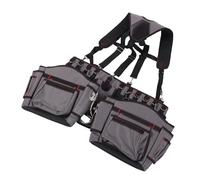 KIMISS per Attrezzi da Elettricista - Multitasche per Carichi Pesanti per l'edilizia, Organizer Regolabile con Supporto per Martello