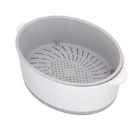 KIMISS per Lavare Efficientemente Frutta e Verdura: Pulitore Elettrico a Doppio Strato per un Lavaggio Rapido Ed Efficace di Frutta, Verdura e Frutti di Mare (WHITE)