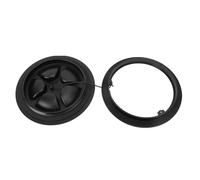 KIMISS Piastra di Coperta per Barca 6 Pollici Rotonda di Tipo Circolare Piastra di Ispezione Coperchio Staccabile per Kayak Yacht Marino (Black)