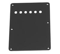 KIMISS Piastra di Copertura Posteriore per Chitarra Elettrica da 2 pezzi: Elegante Piastra Posteriore per Battipenna in PVC per una Maggiore Protezione e una Facile Installazione (BLACK)