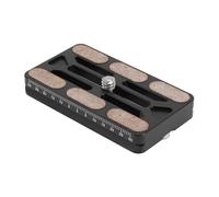 KIMISS Piastra di Rilascio Rapido DSLR 60mm con Vite da 1/4in per Treppiedi