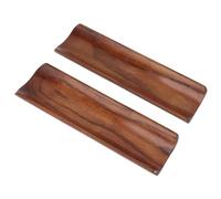 KIMISS Piatti di Sushi in Legno in Stile 2pc in Stile Giapponese - Piatto da Servizio di Rettangolo Lungo 7.2x2.1in per Sushi, Antipasti e Vassoio da Cracker