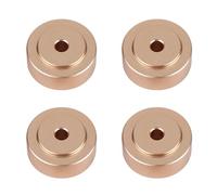KIMISS Piedini 'amplificatore in Lega di Alluminio 4 Pezzi 20 * 8 Mm Cuscinetti Ammortizzatori per Surround Stereo - (GOLD)