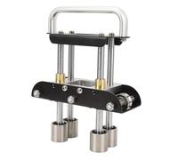 KIMISS Piegatrice a Rulli per Bordi Pesanti per Coperture Metalliche | Piegatrice per Lamiera Ad Angolo Regolabile da 0 a 90 Gradi con Forbici in Acciaio Inossidabile (BLACK)