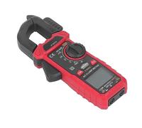 KIMISS Pinza Amperometrica Digitale HT207A - Multimetro LCD con Rilevamento di Tensione Senza Contatto, Tester di Tensione CA/CC, Corrente, Resistenza e Temperatura