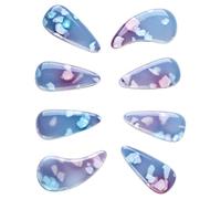 KIMISS Plettri per Dita e Coperture per Unghie - 8 Pezzi in Silicone, Comodi Accessori per Unghie Riutilizzabili per Giocatori Professionisti (Colore giada)