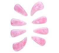 KIMISS Plettri per Dita e Coperture per Unghie - 8 Pezzi in Silicone, Comodi Accessori per Unghie Riutilizzabili per Giocatori Professionisti (color pesca)