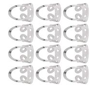 KIMISS Plettri per Dita Regolabili in Acciaio Inossidabile da 12 Pezzi per Chitarra, Banjo e Ukulele - Comodi per Tutte le Dimensioni delle Dita (SILVER)