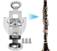KIMISS Poggiapollice in Argento per clarinetto: Bracciolo Portatile Regolabile per un Maggiore Comfort Negli Accessori per Strumenti Musicali
