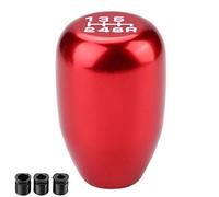 KIMISS Pomello Cambio 6 Marce,Universale per Auto Pomello Manuale Cambio(Red)